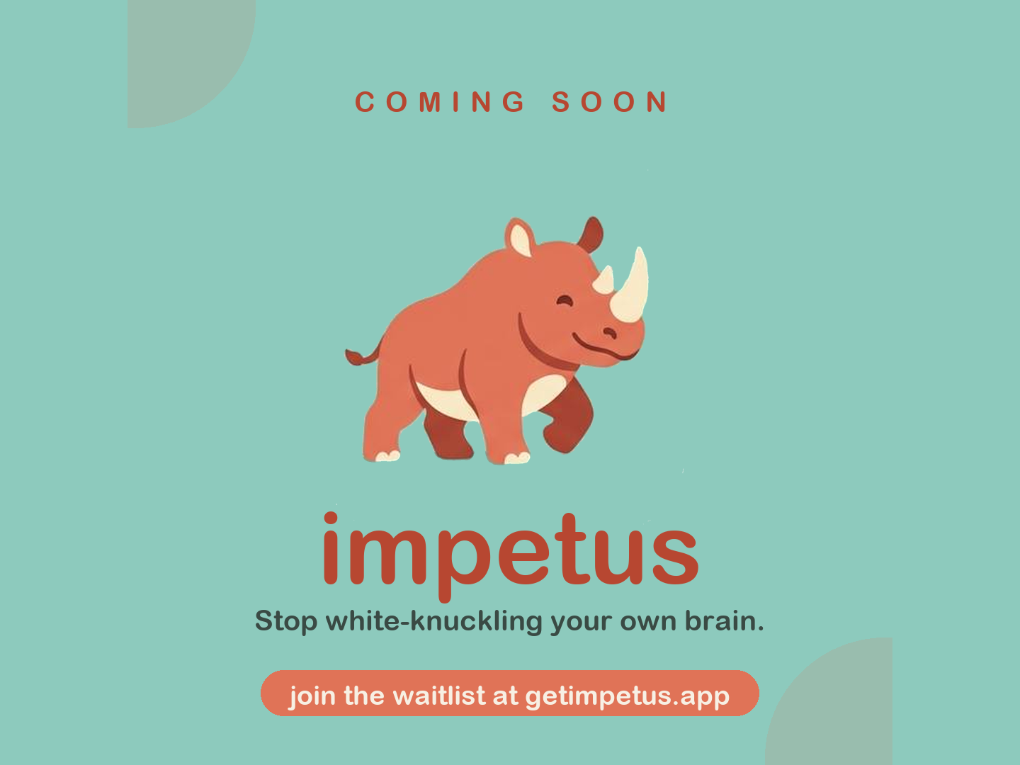 Impetus — AI coach for ADHD