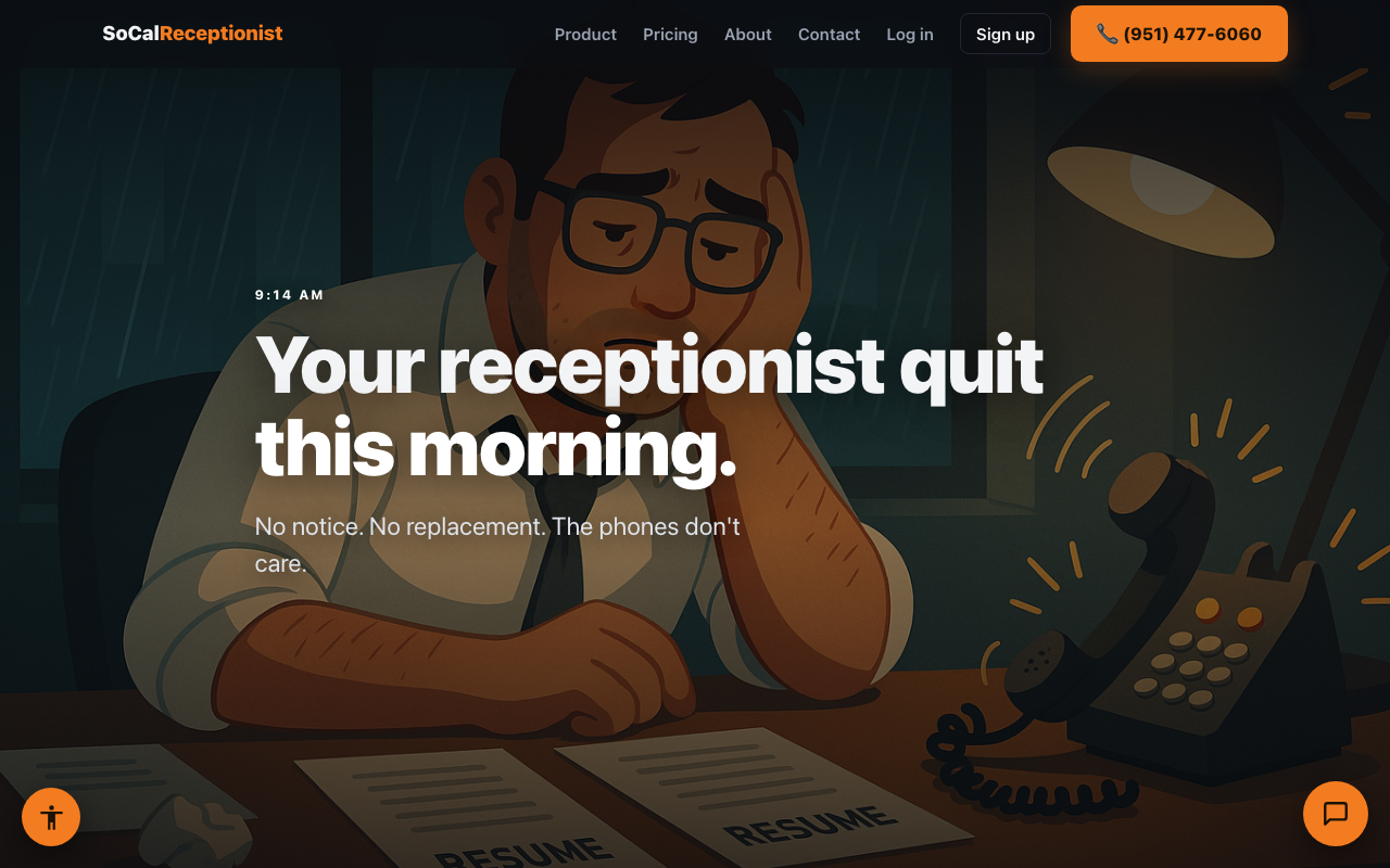 SoCal Receptionist screenshot